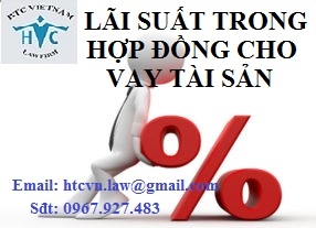 LÃI SUẤT TRONG HỢP ĐỒNG CHO VAY TÀI SẢN