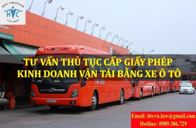 TƯ VẤN THỦ TỤC CẤP GIẤY PHÉP KINH DOANH VẬN TẢI BẰNG XE Ô TÔ