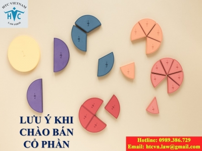 Lưu ý khi chào bán cổ phần