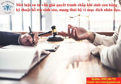 Lợi ích khi mời luật sư tư vấn giải quyết tranh chấp liên quan đến việc sinh con bằng kỹ thuật hỗ trợ sinh sản, mang thai hộ vì mục đích nhân đạo.