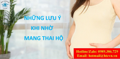 Những lưu ý khi nhờ mang thai hộ