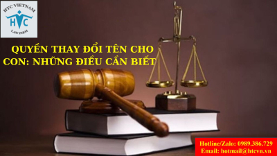 Quyền thay đổi tên cho con: Những điều cần biết  