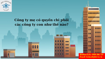 Công ty mẹ có quyền chi phối các công ty con như thế nào?