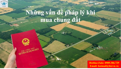 ​Những vấn đề pháp lý khi mua chung đất