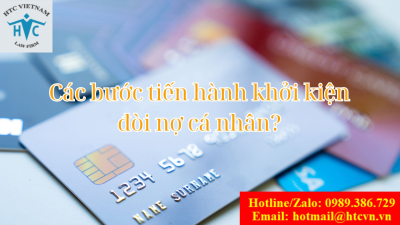Các bước tiến hành khởi kiện đòi nợ cá nhân?
