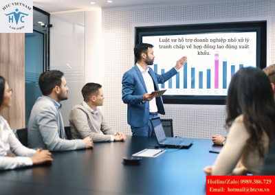 ​Luật sư hỗ trợ doanh nghiệp nhỏ xử lý tranh chấp về hợp đồng lao động xuất khẩu.