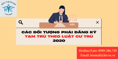 Các đối tượng phải đăng ký tạm trú theo Luật Cư trú 2020