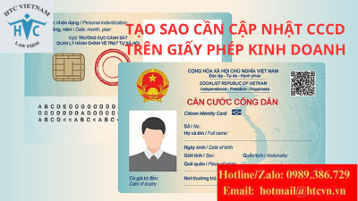 Tại sao phải cập nhật CCCD trên giấy phép kinh doanh?