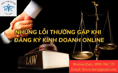 Những lỗi nào thường gặp khi đăng ký kinh doanh online?