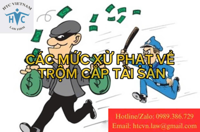 Các mức xử phạt về trộm cắp tài sản