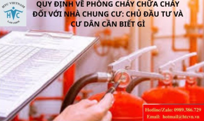 Quy định về phòng cháy chữa cháy đối với nhà chung cư: Chủ đầu tư và cư dân cần biết gì?