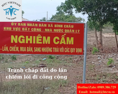 Tranh chấp đất do lấn chiếm lối đi công cộng – Khi nào được quyền sử dụng riêng?