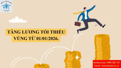 Mức lương tối thiểu vùng từ ngày 01/01/2026.