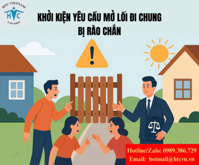 Lối đi chung bị rào chắn: Có được khởi kiện yêu cầu mở lối đi qua không?