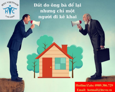 Đất do ông bà để lại nhưng chỉ một người đi kê khai: Các đồng thừa kế có mất quyền không?