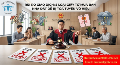 Rủi ro giao dịch: 5 loại giấy tờ mua bán nhà đất dễ bị Tòa tuyên vô hiệu