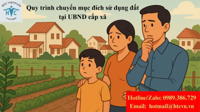 ​Quy trình chuyển mục đích sử dụng đất tại UBND cấp xã 