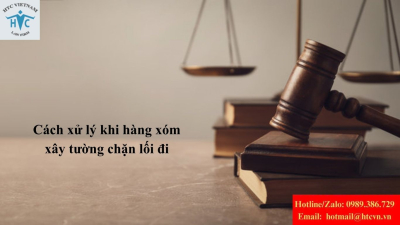 Cách xử lý khi hàng xóm xây tường chặn lối đi