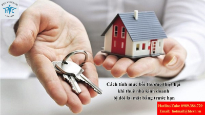 Thuê nhà kinh doanh bị đòi lại mặt bằng trước hạn: Cách tính mức bồi thường thiệt hại.