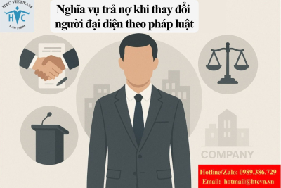 Công ty thay đổi người đại diện pháp luật có ảnh hưởng đến nghĩa vụ trả nợ không?