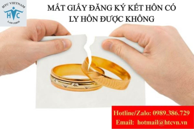Mất giấy đăng ký kết hôn có ly hôn được không?
