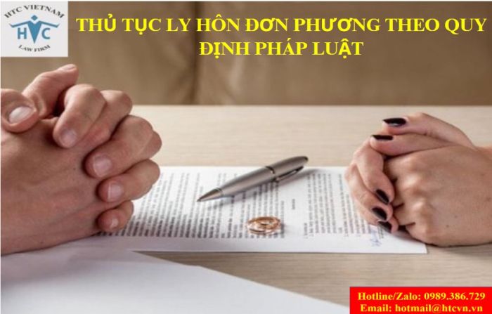 THỦ TỤC LY HÔN ĐƠN PHƯƠNG THEO QUY ĐỊNH PHÁP LUẬT