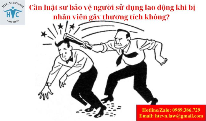 Cần luật sư bảo vệ người sử dụng lao động khi bị nhân viên gây thương tích không?