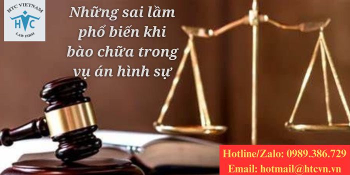 Những sai lầm thường gặp khi tham gia tố tụng hình sự