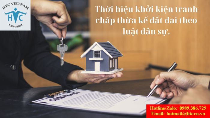 Thời hiệu khởi kiện tranh chấp thừa kế đất đai theo luật dân sự.