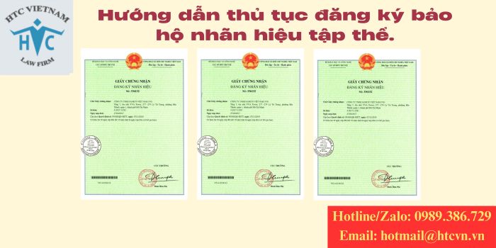 Hướng dẫn thủ tục đăng ký bảo hộ nhãn hiệu tập thể.