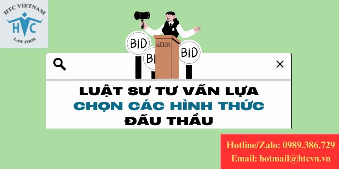 Luật sư tư vấn lựa chọn các hình thức đấu thầu